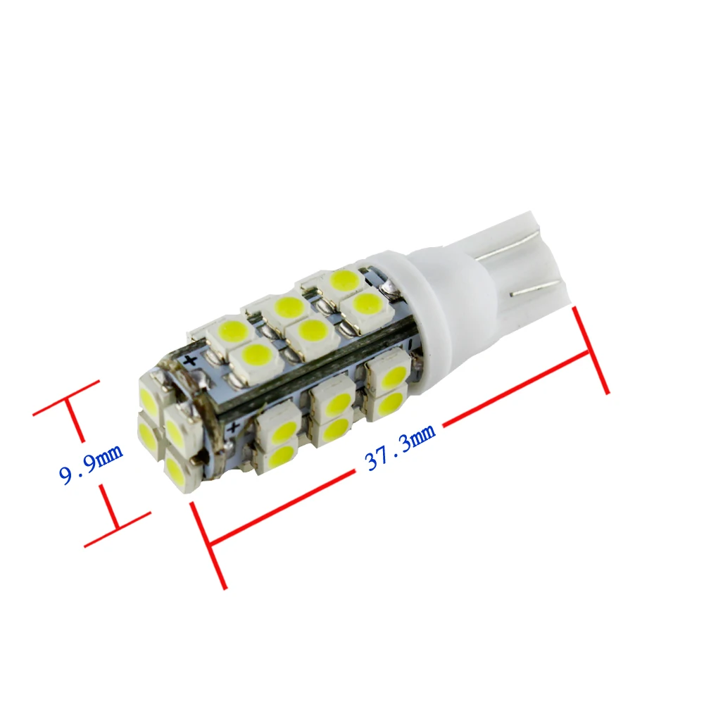 Горячая Распродажа! 4 шт. белый T10 1210 28 SMD Светодиодные Габаритные лампы LED