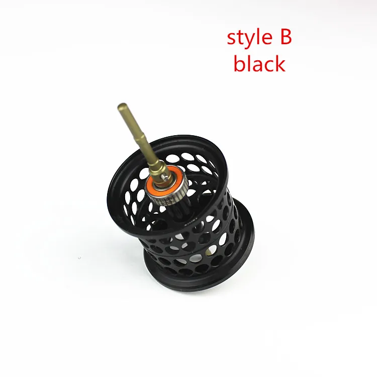 style B black Катушка для литья приманки diy аксессуары max3 серии p3 B3 S3 Зажигалка из алюминиевого сплава материал колеса Керамический шарикоподшипник - Цвет: style B black