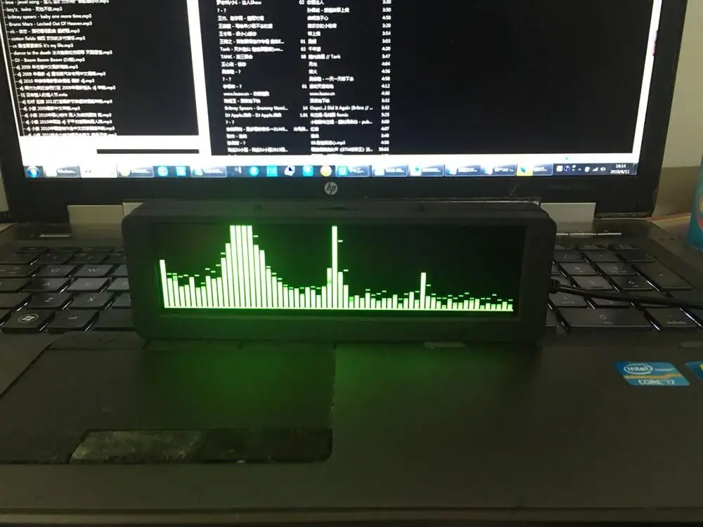 GHXAMP 5 дюймов OLED музыкальный спектр дисплей модуль VU метр автомобильный аудио