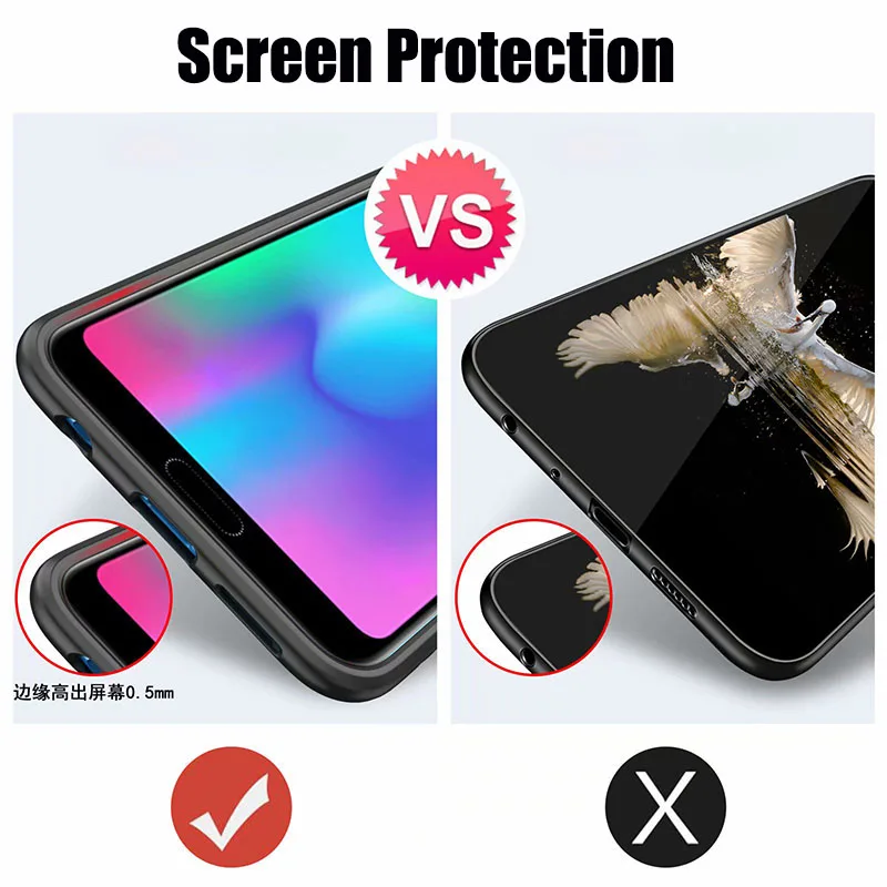 Чехол с кольцом на палец для Huawei Honor 10 7X Play, ТПУ бампер, автомобильный Магнитный акриловый чехол, жесткий чехол из поликарбоната для Honor 7X10, чехол