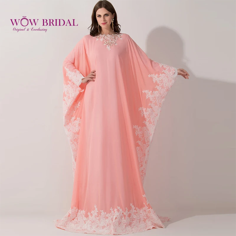 Wowbridal роскошное зеленое кружевное Абая вечернее платье Дубая модное арабское |