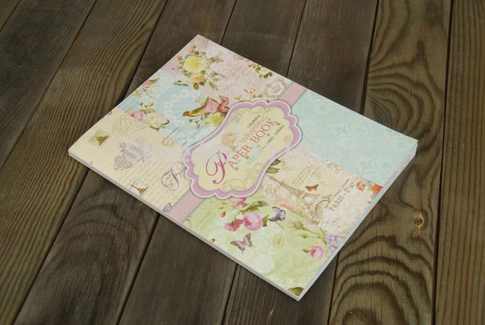 Vintage Flower Wrapping Paper Book Floral Bird Decorative Papers Scrapbook Background Sheet | Дом и сад