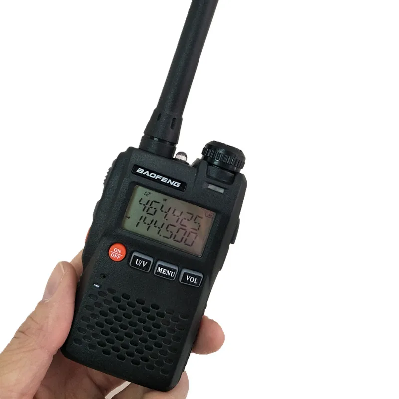 Новинка 2019 портативная мини рация BAOFENG UV 3R UHF VHF CB радиостанция HF трансивер USB