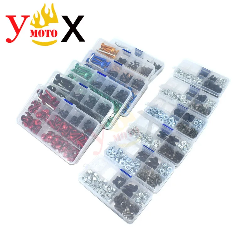 Комплект из 233 штук монтажные наборы для мотоциклов обтекателей шурупов болтов