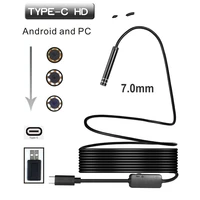 7MM 1 3 5Meters USB TYPE-C Inspection Endoscope Camera 6LED HD for S8 LG G5 G6 V20 Pixel P9 P10 Oneplus 2 3 3T Android Phone
