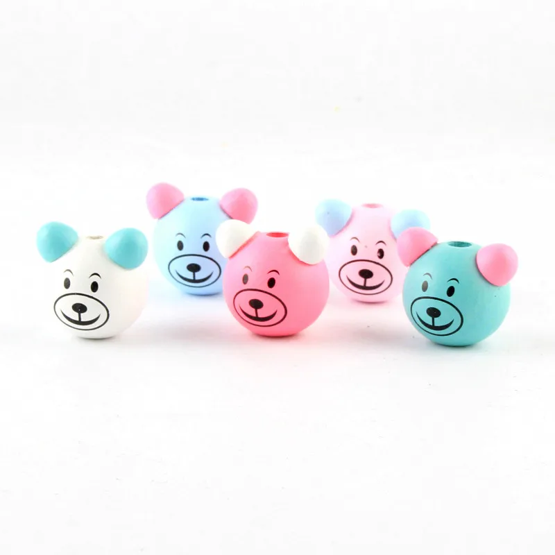 5 шт. детские деревянные бусины для прорезывания зубов|spacer beads|beads diybead spacers |