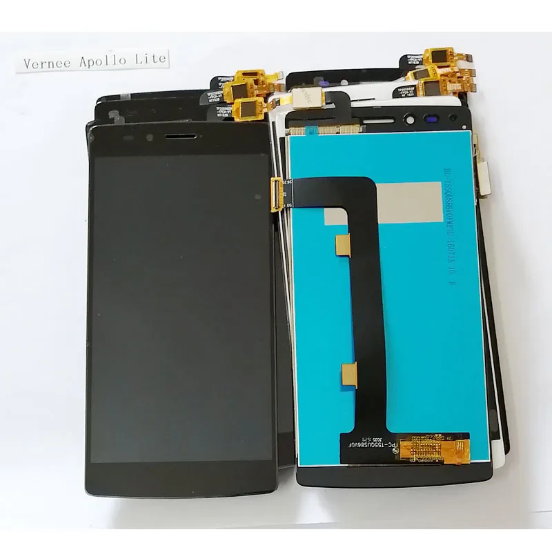 Оригинальный ЖК-дисплей 5 дюйма для Vernee Apollo Lite + кодирующий преобразователь