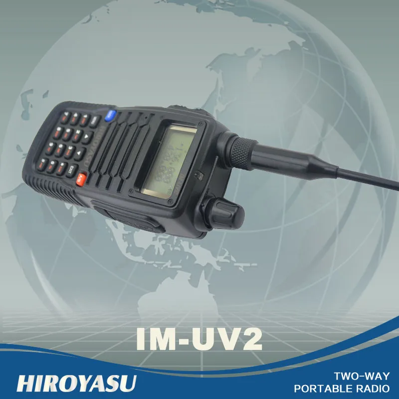 HIROYASU черный цвет Φ 136-174 МГц &amp IM-UV2 два диапазона 5 Вт/3 Вт 128CH FM 65-108 портативный