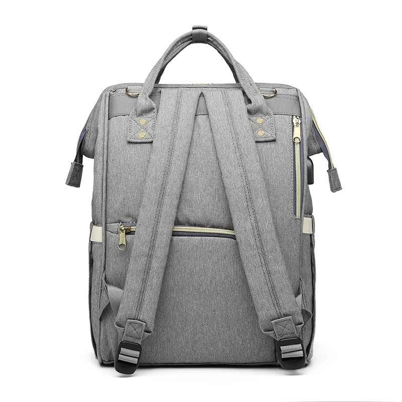 Lequeen рюкзаки для мам Подгузники Сумки с USB крючки для прогулочных колясок Пеленки сумки рюкзак большой объем дорожные сумки LMPB07