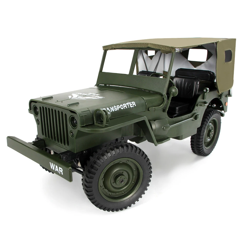 JJRC Q65 1:10 RC Автомобиль 2 4G 4WD Кабриолет светильник с дистанционным управлением Jeep