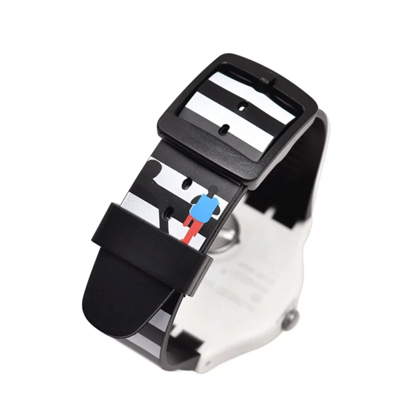 Модные спортивные ремешки для часов Swatch, Силиконовый водонепроницаемый резиновый ремешок для часов 16 мм 17 мм 19 мм, сменные мужские ремни для мужчин и женщин