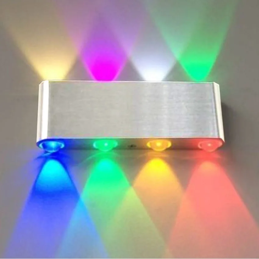

Крытый модный вверх и вниз 8W LED настенный светильник AC100V/220V акриловый абажур материал алюминиевый декоративный бра бар настенный светильни...