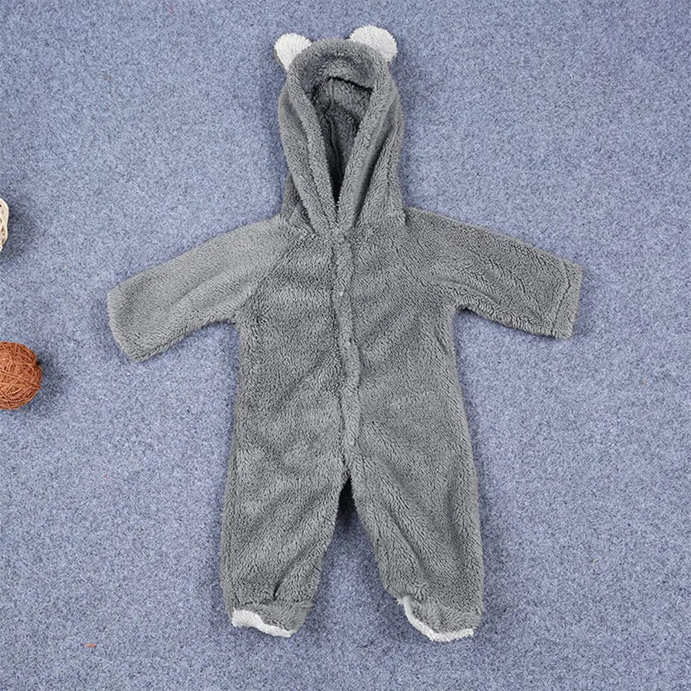 Для маленьких девочек мальчиков бархатный комбинезон Onesie Дети Осень с длинным
