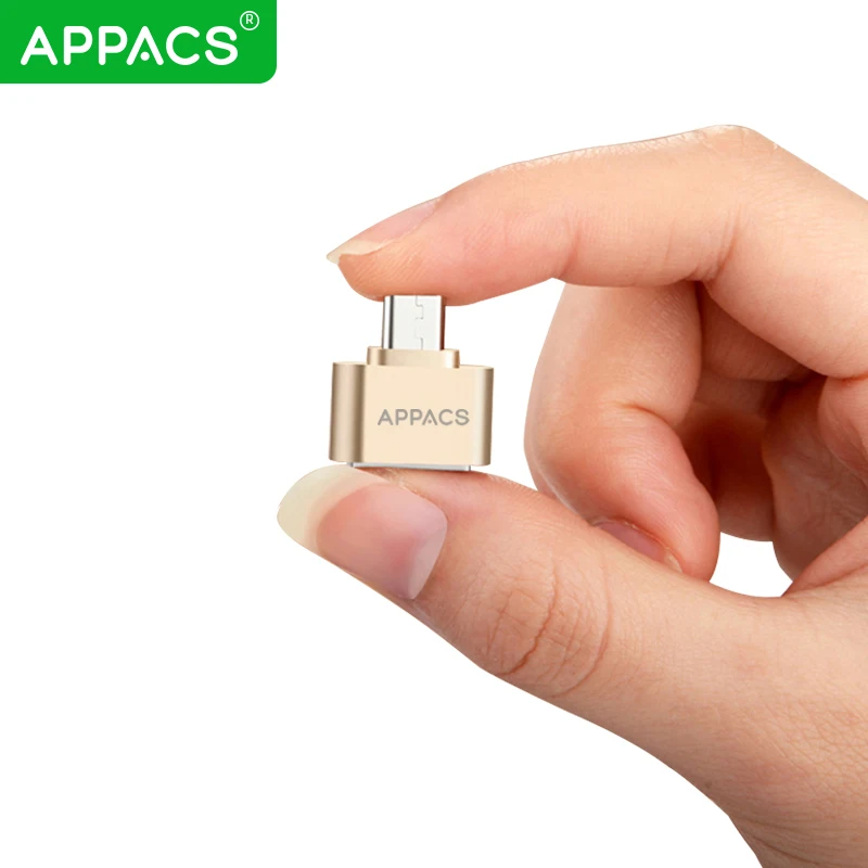APPACS микро USB OTG кабель адаптер конвертер для Android мобильного телефона планшетный