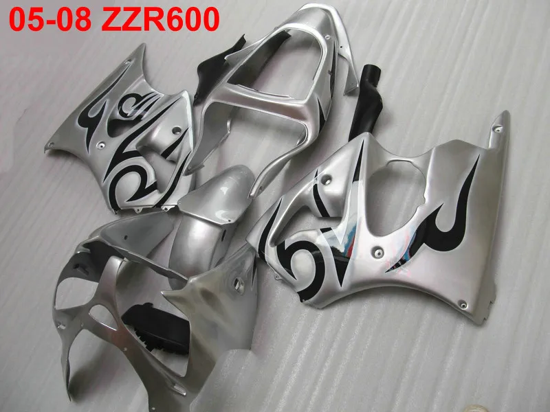 Высококачественный комплект обтекателей под давлением для Kawasaki Ninja ZZR600 05 06 07 08