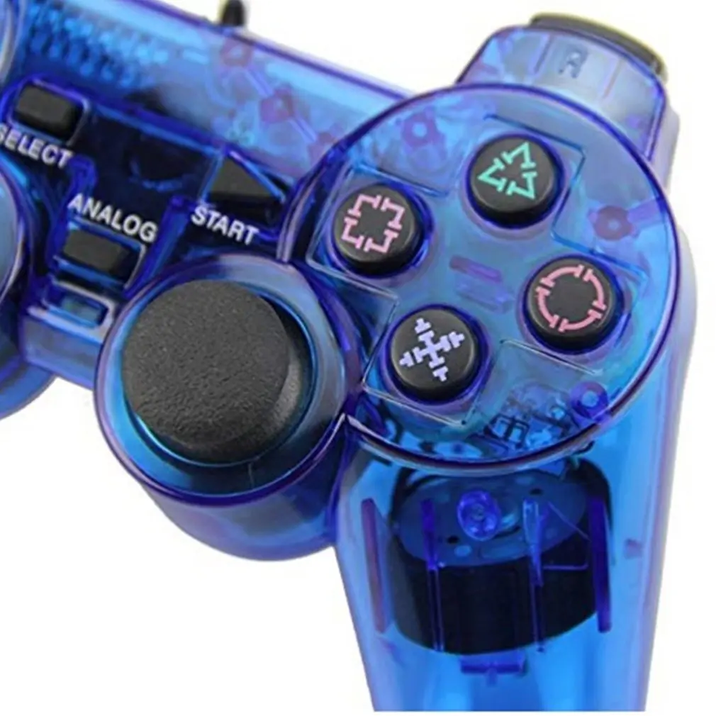 Проводной геймпад для sony PS2 контроллер для Mando PS2/PS2 джойстик для plasystation 2 полное колебание Shock Joypad проводной контроллер