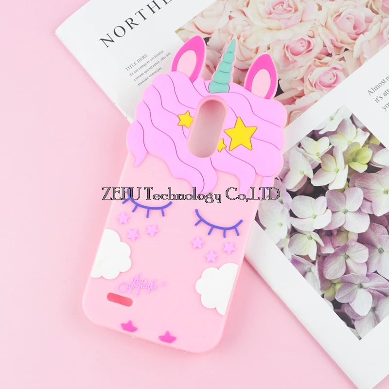 EYE Rabbit Dark Pink Чехол с объемным рисунком стежка для LG K11 X410EOW K11 Alpha K11a X410FT 5," чехол для телефона с изображением кошки, мороженого, лошади - Цвет: EYE Rabbit Dark Pink