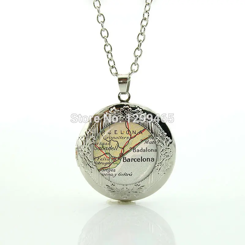 2017 колье коллекция Барселона ювелирные изделия с дизайном карта для отдыха серии