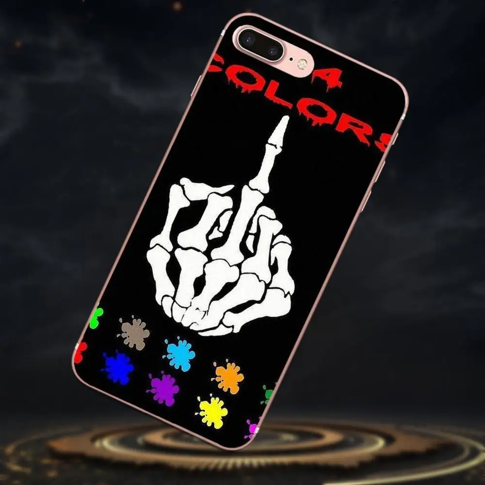 Мягкий чехол для мобильного телефона Apple iPhone 4 5 5C 6 6S 7 8 Plus X XS Max XR со скелетом