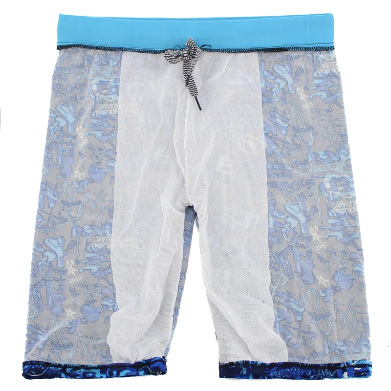 Новые Длинные мужские пляжные спортивные плавки для плавания шорты купальный