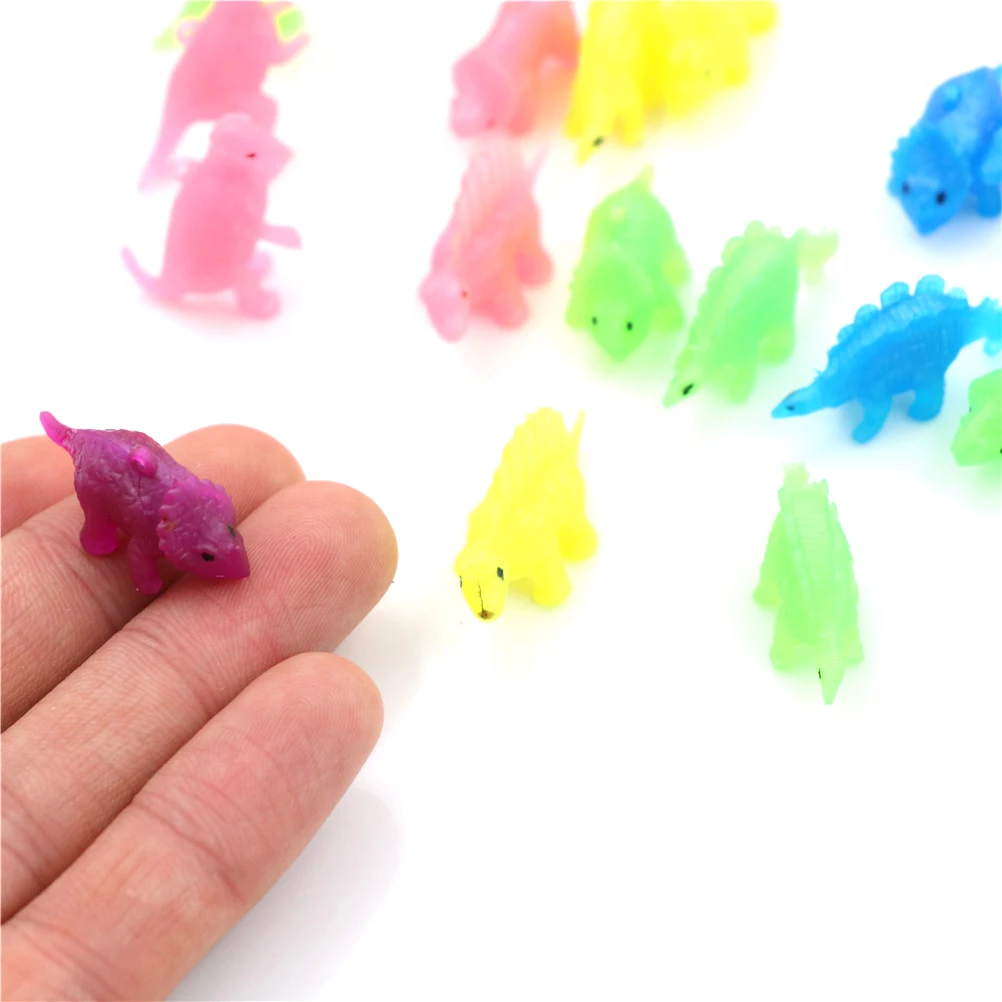 

20 pieces plastic Mini dinosaur toys can be loaded into a small toy for children kids gift 2.8-3cm