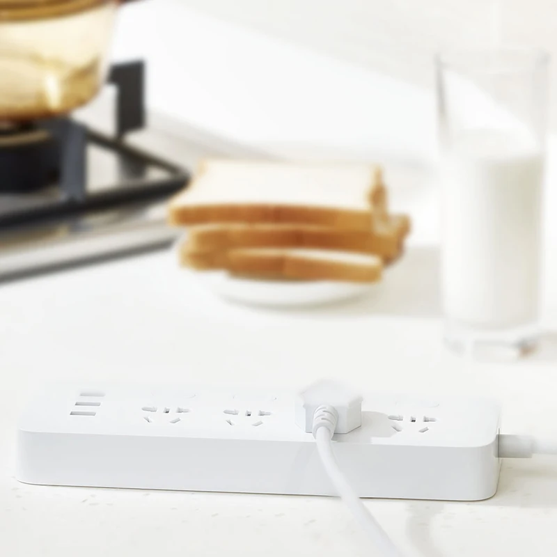 Умная лента питания Xiaomi Mijia 2 шт. 4 розетки гнезда индивидуальное управление 3USB 5 в 1