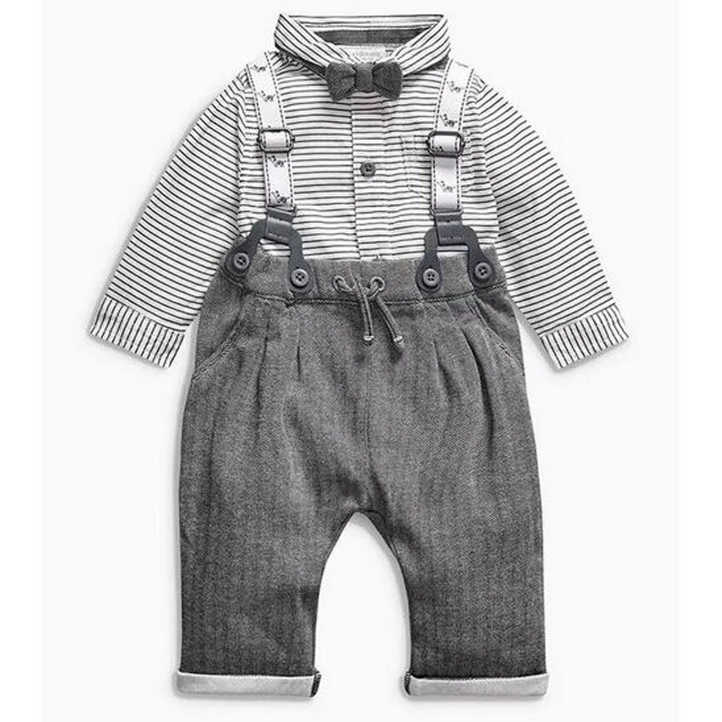 2Piece/0-2Years/Spring Autumn Baby Boys Clothing Sets Gentleman Suits Infant Jackets+Stripe T-Shirt+Pants Newborn Clothes BC1288 |