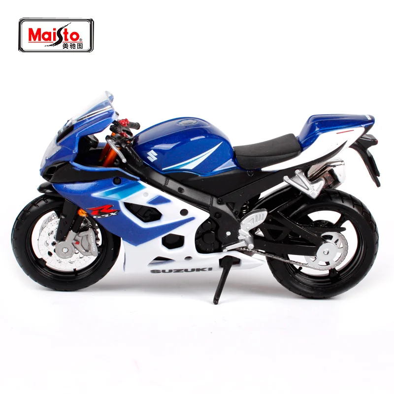 Модель мотоцикла MAISTO 1:18 SUZUKI GSX R1000 игрушка из литая под давлением новинка в