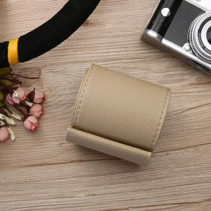 

Car DIY Ultrafine Fiber Leather Braiding Steering Wheel Cover Automobiles Steering-wheel Covers With Needle Thread 37-38cm