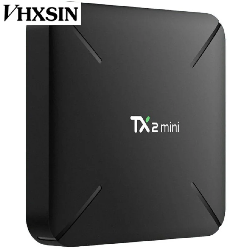 VHXSIN TX2 Мини ТВ-приставка Android 7 1 RK3229 2 ГБ DDR3 16 Гб EMMC 4 ГГц WiFi Поддержка 4K | Электроника
