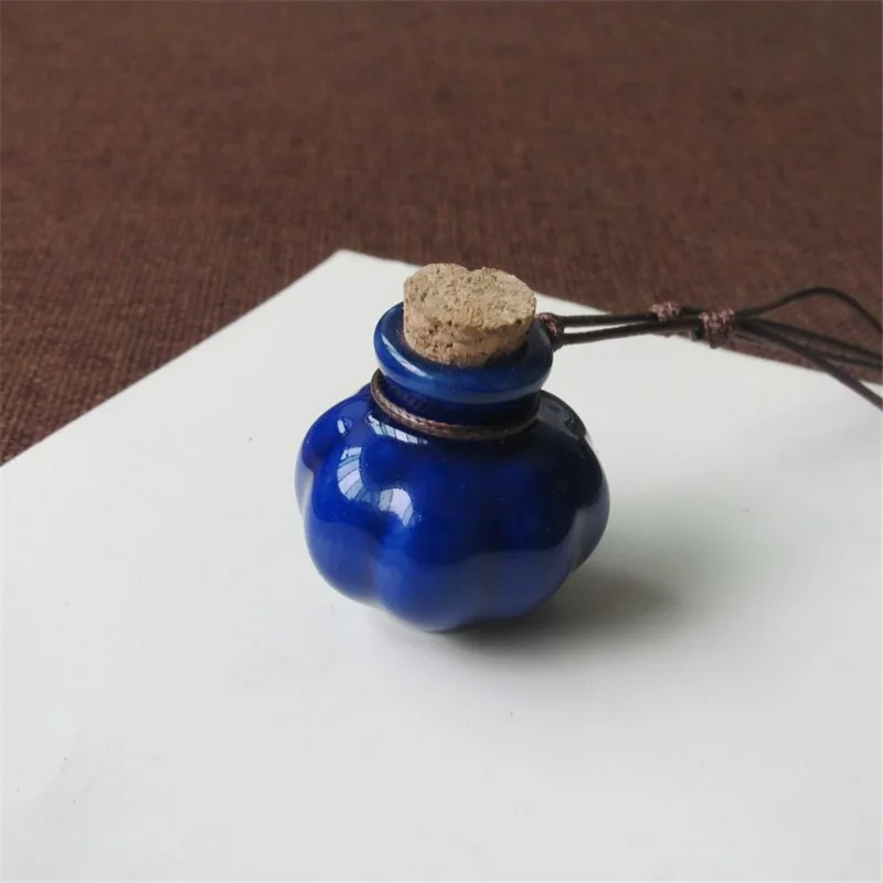 Brokenstone HOT Ceramic lovely Perfume Essence oil bottle Pendant Necklace for women jewelry trendy | Украшения и аксессуары