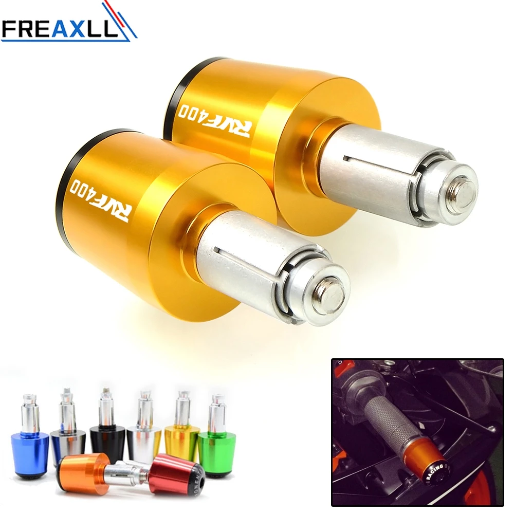 

7/8'' 22mm For Honda RVF400 RVF 400 NC35 NC 35 CNC Aluminum Motorcycle Handlebar Motorbike Counterweight handle Bar Grips Ends