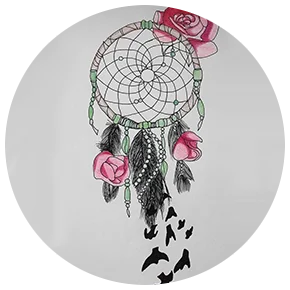 TAFREE beauty Dreamcatcher Рисунок 5 шт. 12 мм/15 мм/16 мм/18 мм/20 мм/25 мм круглый стеклянный кабошон демонстрационный плоский задний вывод - Цвет: DH14