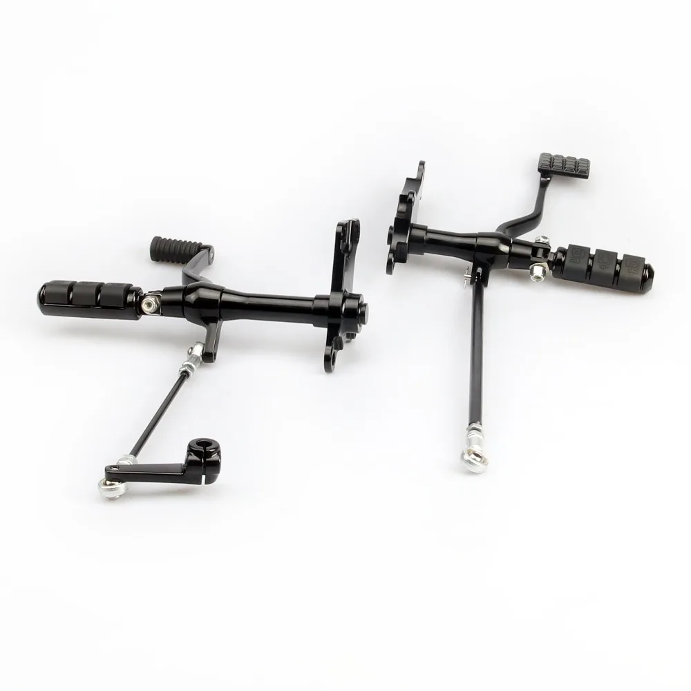 Motorcycle accessories Gloss black Forward Controls Foot Pegs Levers Linkages For Harley Sportster XL883 1200 1991-2003 | Автомобили и