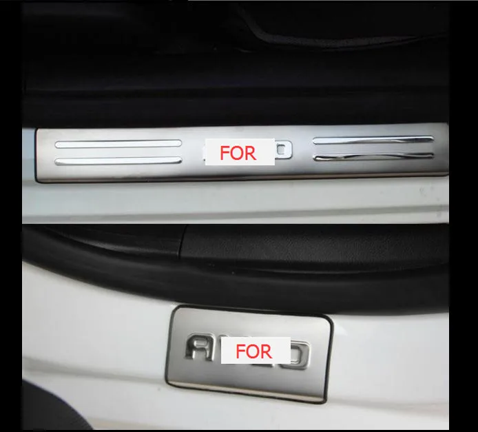 LED 4 шт./компл. Накладка на порог из нержавеющей стали для Chevrolet AVEO 2011 2012 2013 20142015