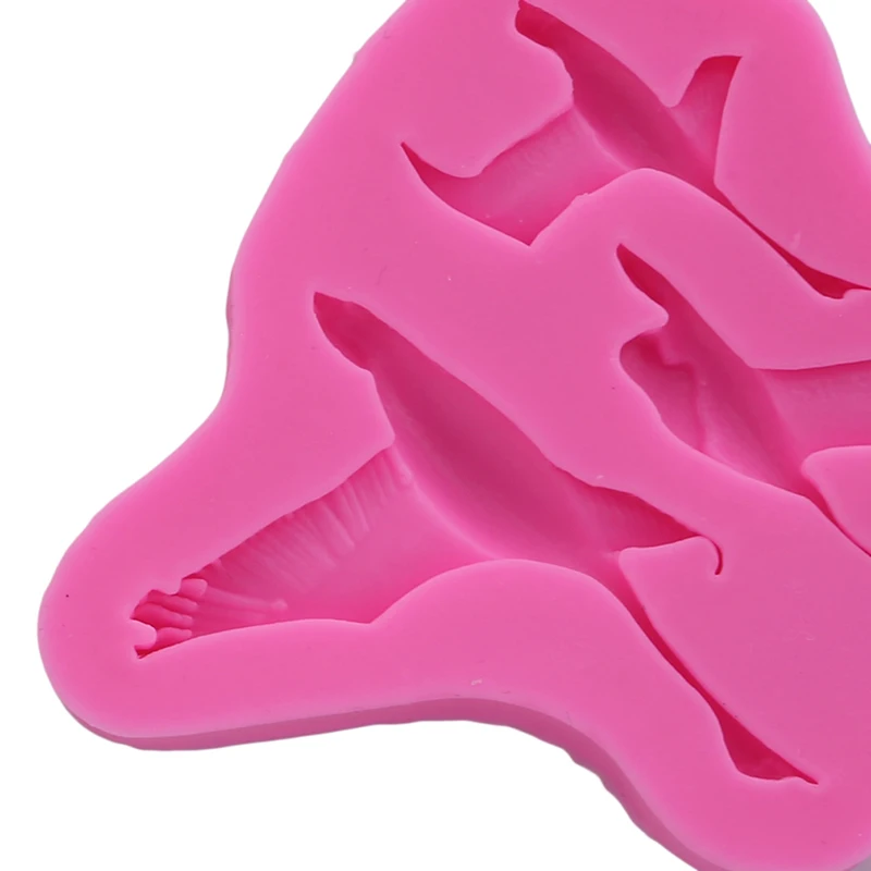 1 шт. силиконовый Flying Goose Love Ice Cream Vormige Fondant Siliconen Mallen chocolad животные конфеты