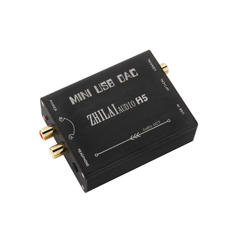 ЦАП ZHILAI H5 HIFI Компьютер USB Внешний Декодер PCM2704 Звуковая Карта Конвертер Цифровой