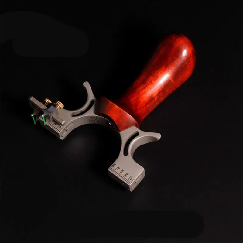 Открытый мощный 304 нержавеющая сталь Slingshot волокно точка прицеливания катапульты