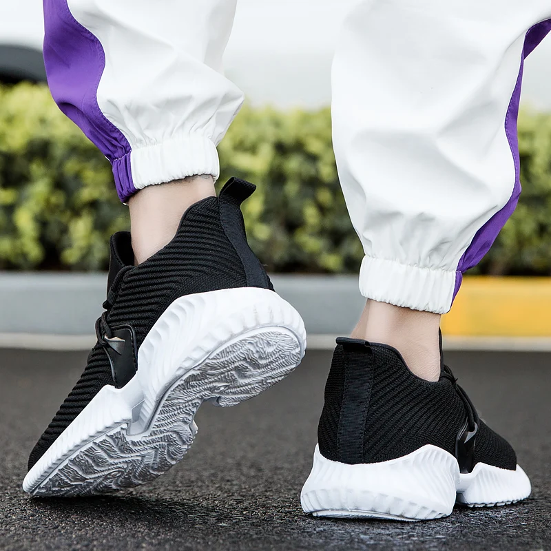 GUDERIAN Breathable Sneakers For Men Krasovki Comfortable Casual Shoes Men Lace-Up Male Shoes Adult Footwear Zapatilla Hombre