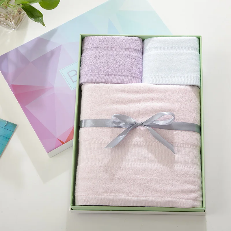 Подгонянный набор полотенец из бамбукового волокна 3 шт./компл. банное полотенце