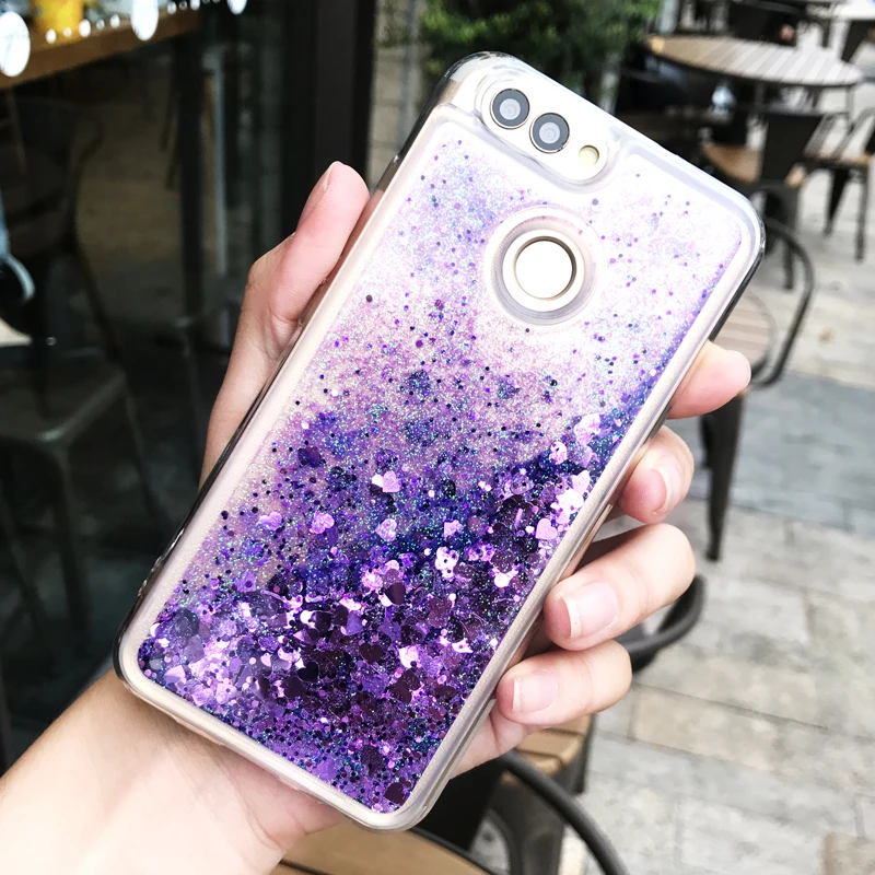 Блестящий чехол для HuaWei Nova Lite 2017 Huawei P9 мини Чехол Мягкий силиконовый динамический