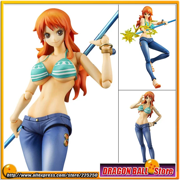 Японское аниме ONE PIECE Оригинальные фигурки героев MegaHouse (MH) переменные экшн Nami|variable