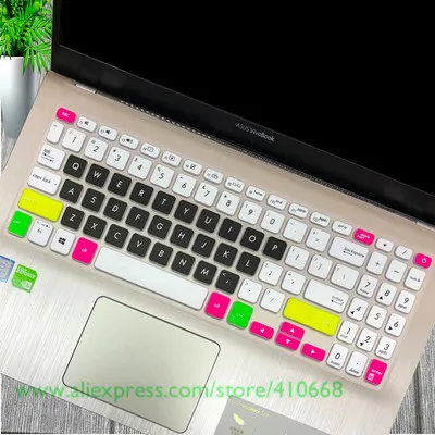 Candy black Для Asus Vivobook S15 s530un S530F S530FN s530 мкА S530U s530UF s530fa S530 ООН мкА 15,6 дюйма клавиатура протектор кожного покрова - Цвет: Candy black