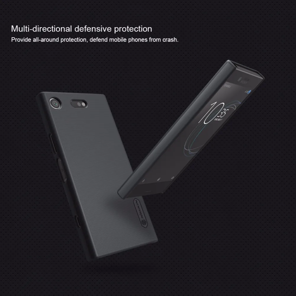 10 шт./лот оптовая продажа Nillkin супер матовый защитный чехол для Sony Xperia XZ1