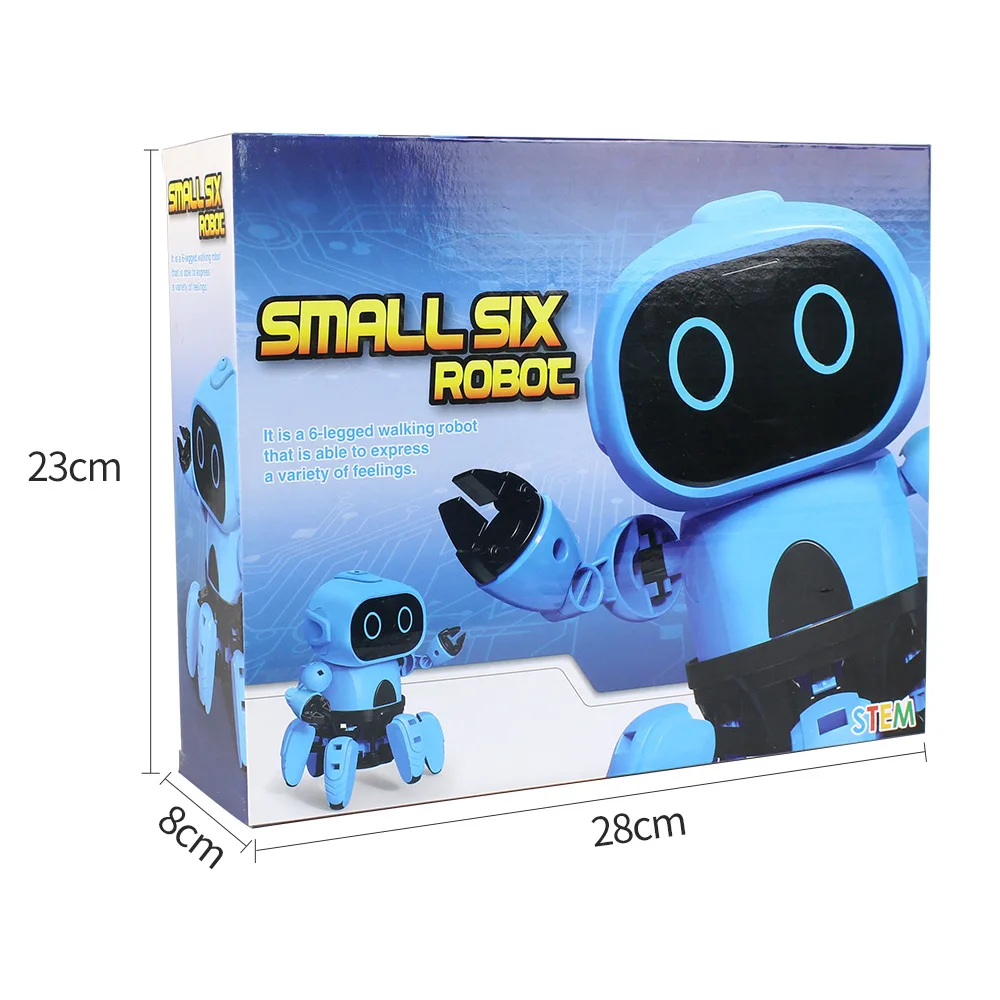 Children Creative Toys Intelligent Induction Robot DIY Assembled Electric Follow with Gesture Sensor Obstacle Avoidance | Игрушки и