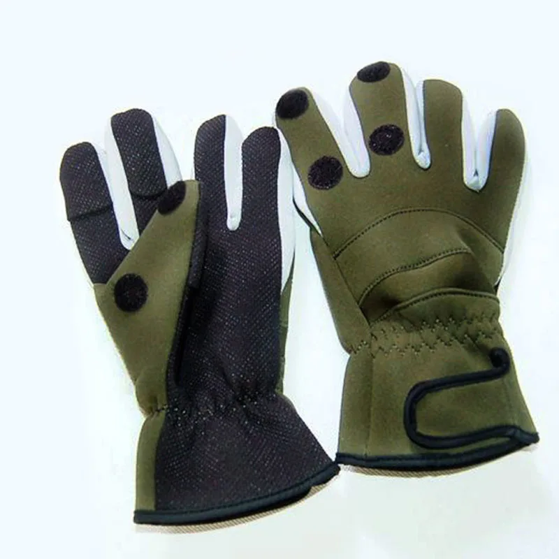 Высококачественные утолщенные Нескользящие Зимние перчатки для рыбалки
