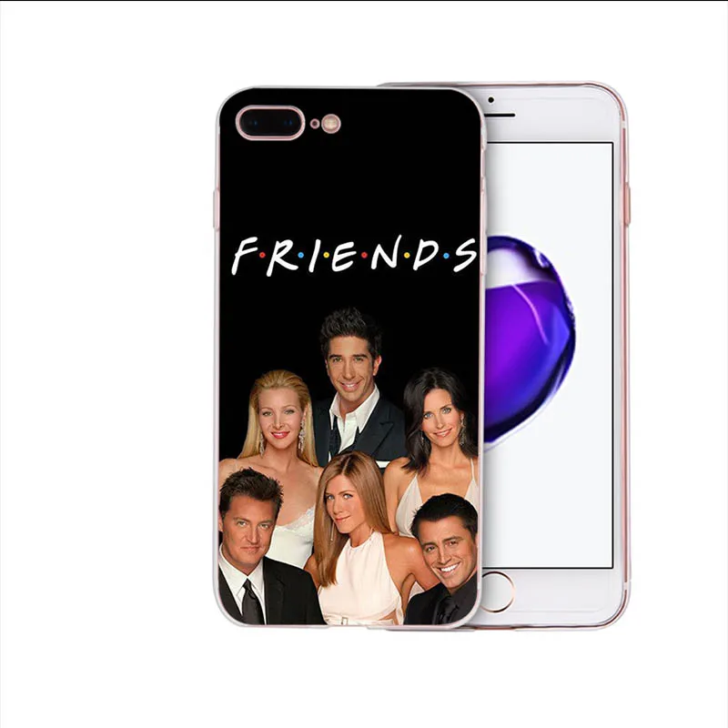 case 1 Мягкий чехол для телефона для iPhone 7 Plus, 8, X, 6, 6 S, Plus, 5, 5S SE XS MAX XR друзей ТВ шоу Забавный Центральная кофейня парк TPU Защитный чехол Coque Fundas - Цвет: case 1