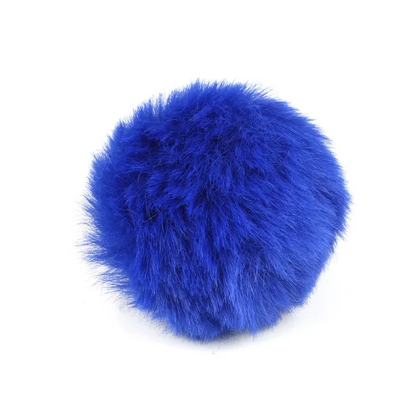Royal Blue 18 шт. ручная работа 4 см помпон меховой кулон с подвеской резиновая Ювелирная фурнитура для рукоделия модные ювелирные аксессуары имитация кроличьей шерсти - Цвет: Royal Blue