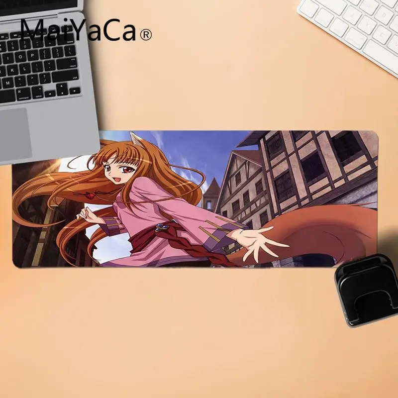 MaiYaCa забавный Spice and Wolf Holo Beauty аниме для девочек геймер игровые коврики коврик мыши