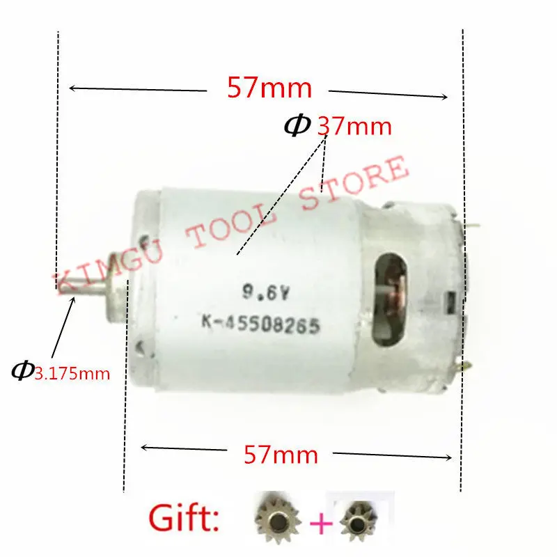 Двигатель RS 550VC DC9.6V 14000 об/мин Замена для BOSCH MAKITA DEWALT HITACHI Milwaukee DEKO двигатель